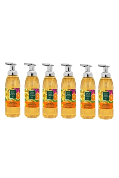 Zeytinyağlı Bodrum Mandalinası Köpük Sabun 500 Ml 6 Lı Paket ürün görseli 1