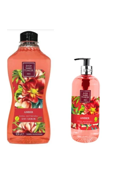 Amber 1500 Ml + 500 Ml Sıvı Sabun Set ürün görseli 1