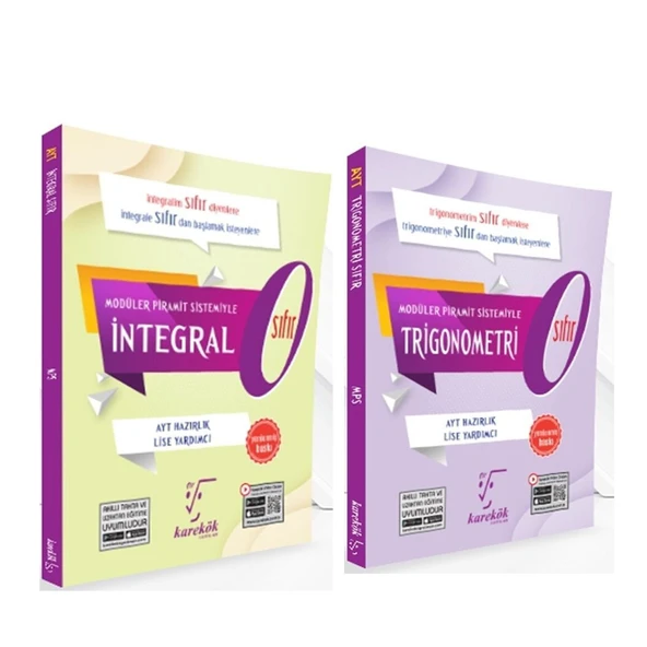 Karekök Yayınları Türev ve İntegral Sıfır 2 Kitap Set ürün görseli 1