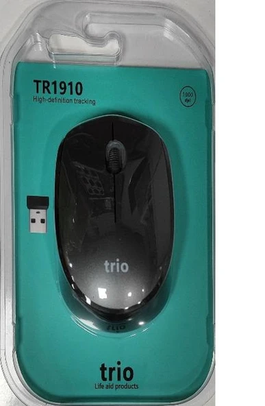 TRİO TR1910 WIRELESS MOUSE (SİYAH/GRİ) ürün görseli 1