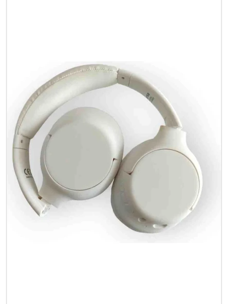 Beyaz Kulak üstü wireless Bluetooth Kulaklık - Resim 5