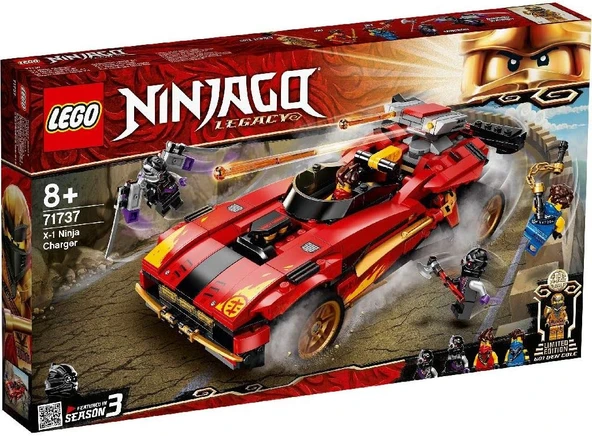 LEGO 71737 NINJAGO Legacy X-1 Ninja Turbo Otomobili ürün görseli 1