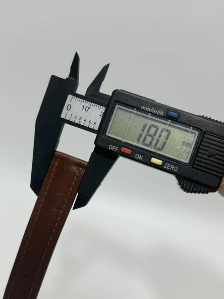 Deri Saat Kordonu 18mm - Resim 5