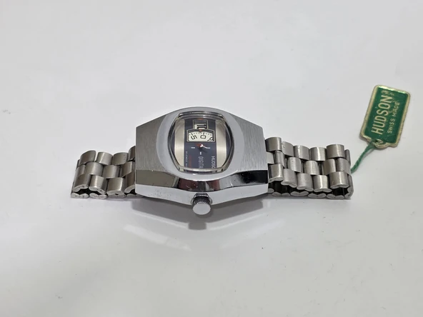 PTTAVM: Hudson Digital Jump Hour 42mm Çelik Kordon Erkek Kol Saati