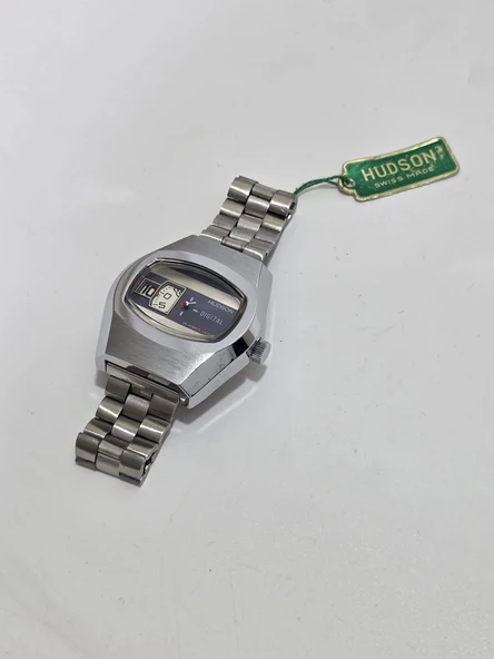 PTTAVM: Hudson Digital Jump Hour 42mm Çelik Kordon Erkek Kol Saati