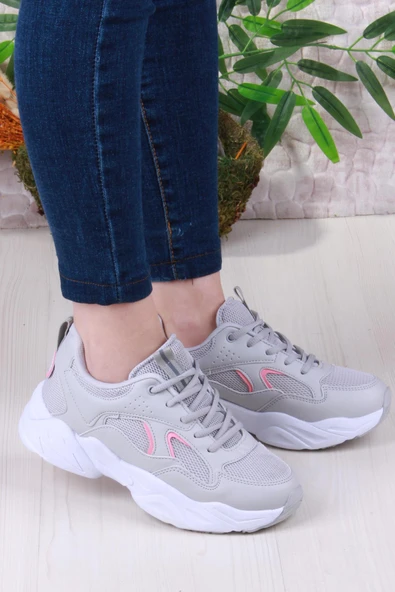 Fort 2107 LMB Rahat Hafif Kalın Taban Sneaker Kadın Spor Ayakkabı ürün görseli 1