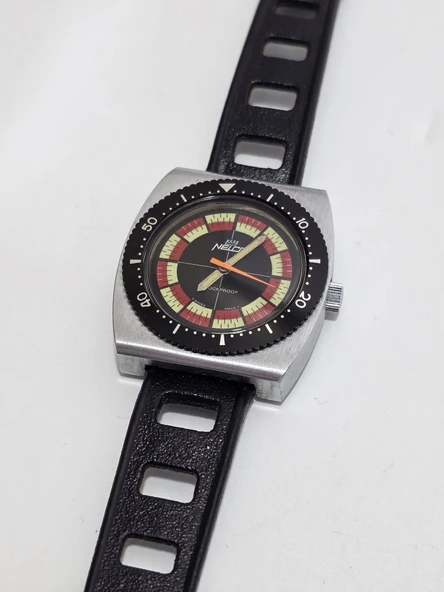 Nelco Shockproof 42,8x39,5mm Deri Kordon Erkek Kol Saati 2.El (Model 2) ürün görseli 1