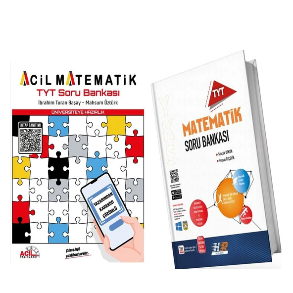 Hız ve Renk TYT Matematik ve Acil TYT Matematik Soru Bankası 2 Kitap Set ürün görseli 1