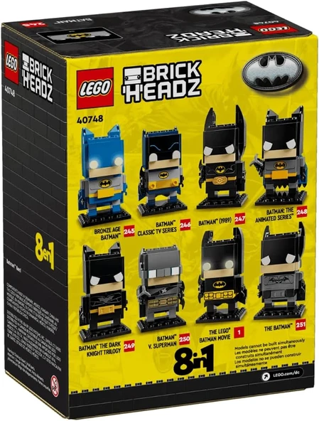 LEGO BrickHeadz 40748 Batman 8in1 - Resim 2