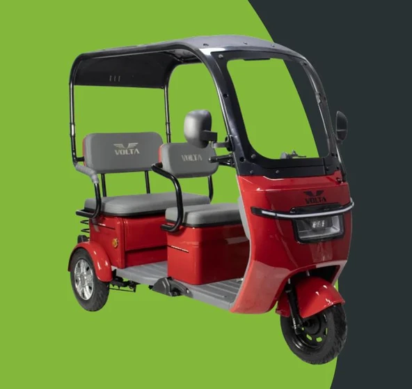 4M415-9900A-04 VM5 NEO UC TEKERLEKLI MOPED KIRMIZI ürün görseli 1