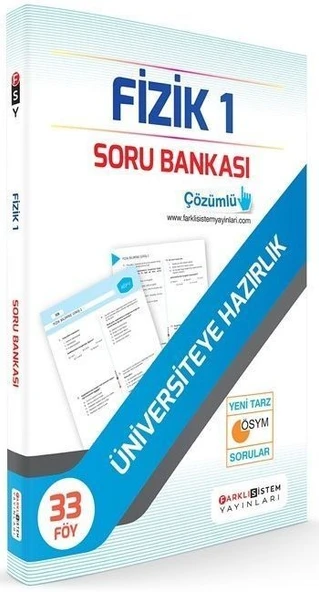TYT Fizik Soru Bankası 33 Föy Farklı Sistem Yayınları ürün görseli 1