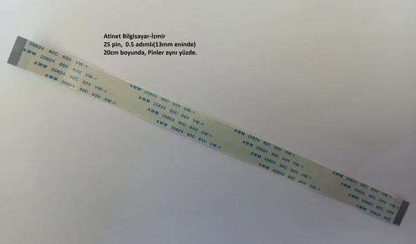 Awm 20624 80C 60V Vw-1 Flex Kablo 25 Pin  25-0.5-20A ürün görseli 1