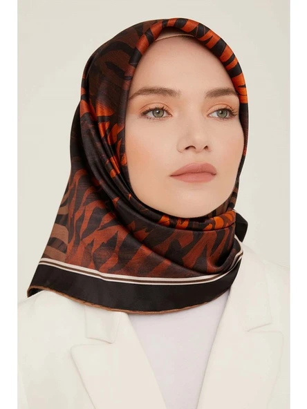 Dj Saf İpek Eşarp 8837 (T) (Nostalji Twill) 8837D-01 ürün görseli 1