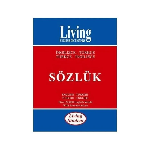 LIVING YAYINLARI İNGİLİZCE-TÜRKÇE-İNGİLİZCE SÖZLÜK ürün görseli 1