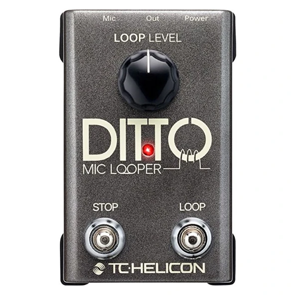 TC Helicon Ditto Mic Looper Vokal Efekt Pedalı ürün görseli 1