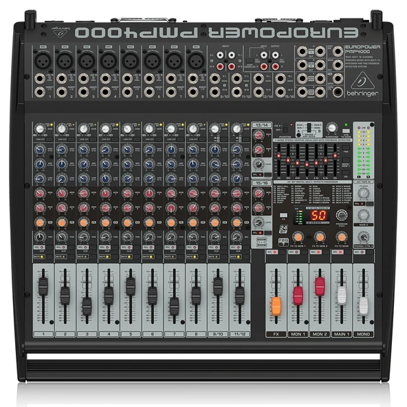 BEHRINGER PMP4000 Europower 1600 Watt 16 Kanal Power Mixer ürün görseli 1