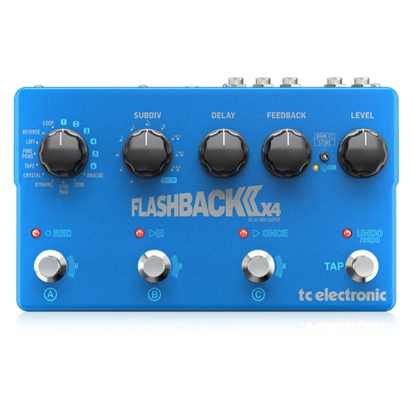 TC Electronic Flashback 2 X4 Delay Pedalı ürün görseli 1