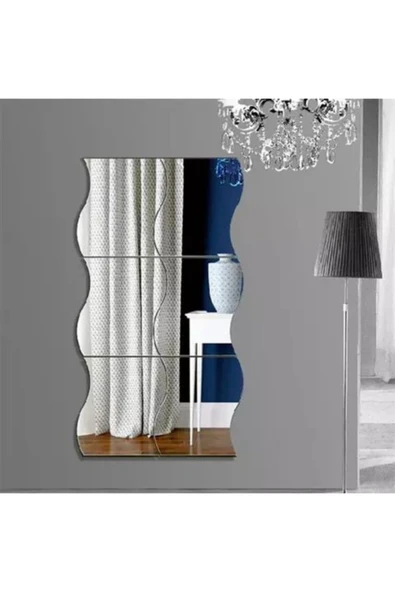 enc home Dalgalı Dekoratif Ayna - Resim 2