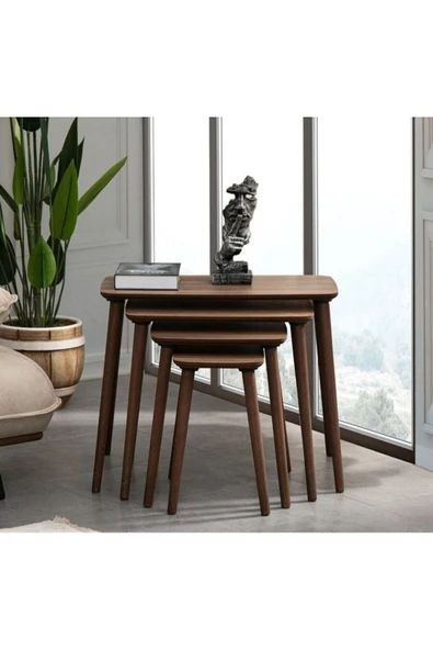enc home 4'lü zigon sehpa - Resim 2