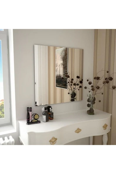 enc home 60x60 dekoratif kare ayna ürün görseli 1