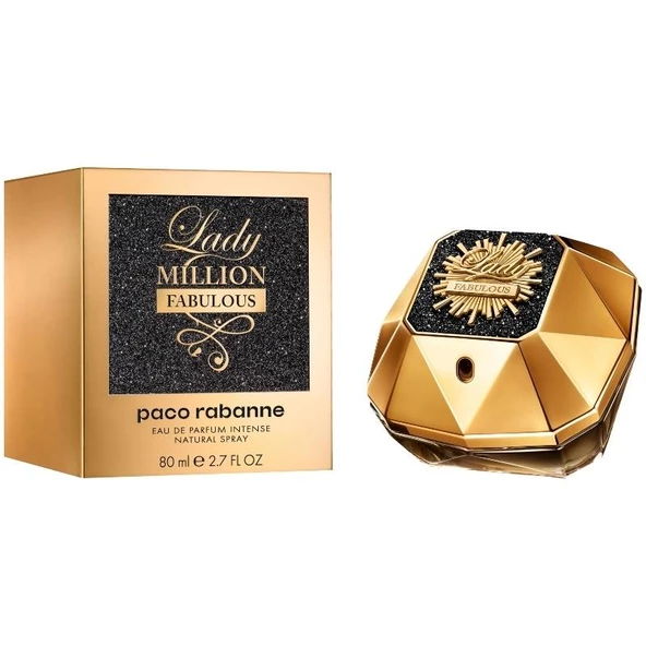 Paco Rabanne Lady Million Fabulous EDP 80 ml Kadın Parfüm ürün görseli 1