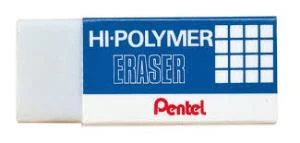 PENTEL SILGI HI-POLYMER ZEH-10 BEYAZ BUYUK ürün görseli 1
