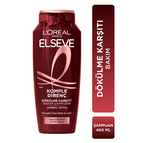 L'Oréal Paris Elseve Komple Direnç Dökülme Karşıtı Şampuan 400 ml ürün görseli 1