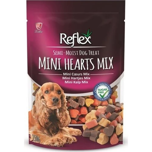 Reflex Semi-Moist Mini Mix Kalp Köpek Ödülü 150 Gr ürün görseli 1