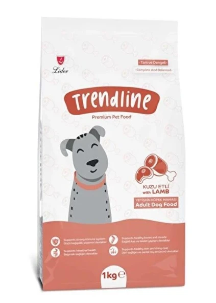 Trendline Biftekli Yetişkin Kuru Köpek Maması 1 Kg ürün görseli 1