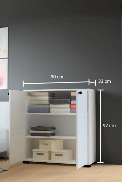 Madrid No.7 Çok Amaçlı Dolap - Resim 3
