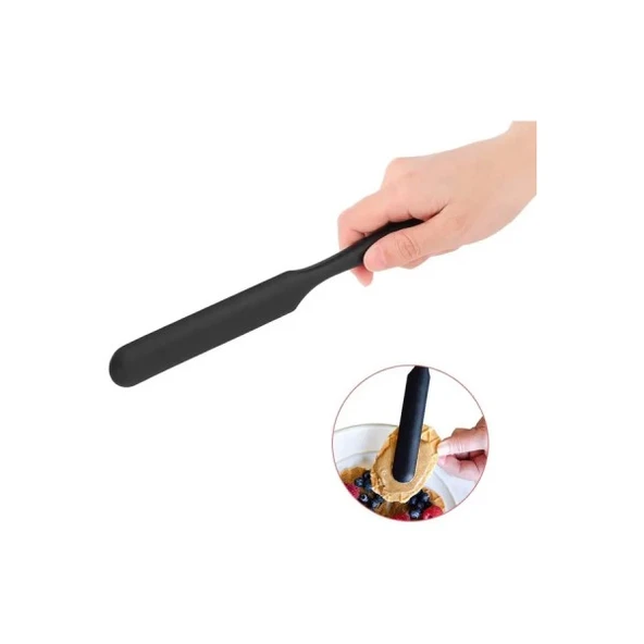 Silikon pasta spatulası ısıya dayanıklı silikon pasta spatulası ürün görseli 1