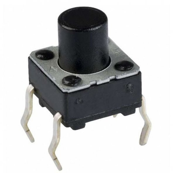 6x6 5.0mm Tach Buton (4 Bacak) x 1 adet  (rf036) ürün görseli 1