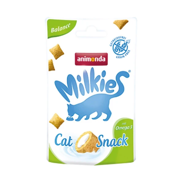 Animonda Milkies Balance Omega 3 Glütensiz Kedi Ödülü 30 gr ürün görseli 1