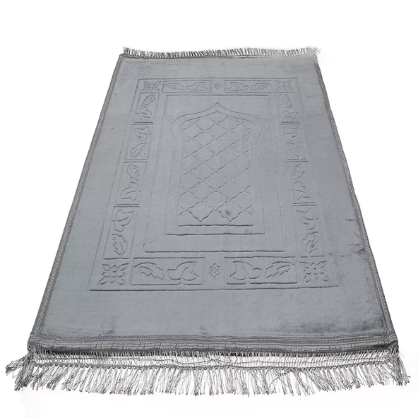 Peluş Seccade Gri ürün görseli 1