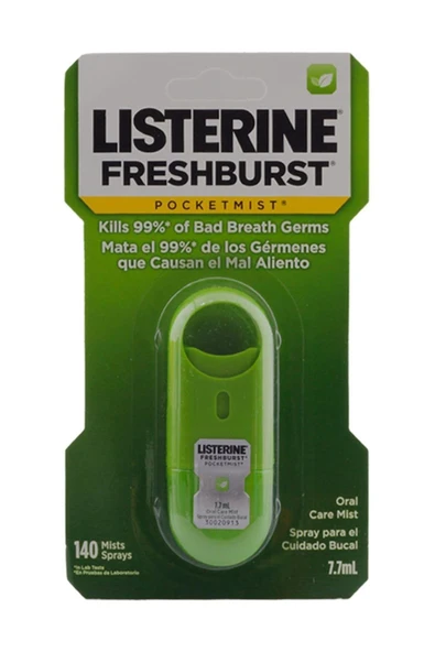 Listerine Pocketmist Freshburst 7,7 ml - Resim 2