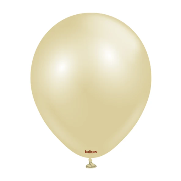 12 İnç Aura Antique Gold (Antika Altın) Balon 5 Adet ürün görseli 1