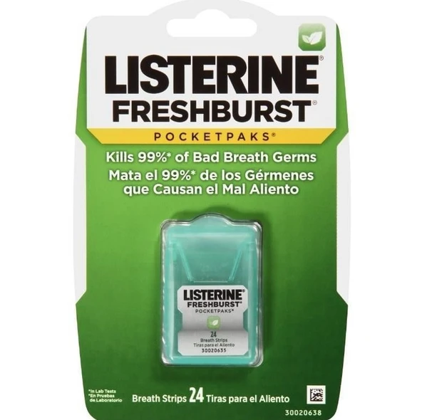 Listerine Freshburst Pocketpaks 24'lü ürün görseli 1