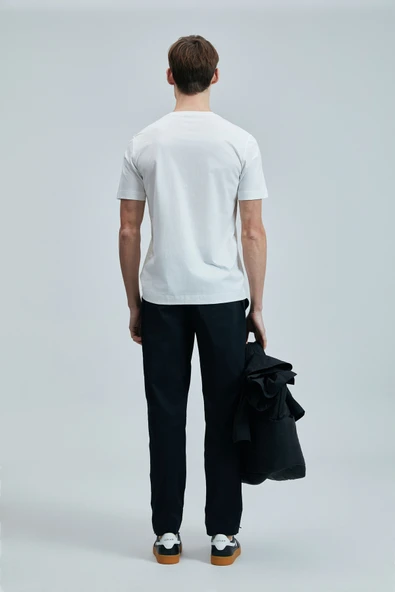 Lufian Minimalist Erkek Kısa Kol T-Shirt - Günlük, Rahat, Kaliteli ürün görseli 1