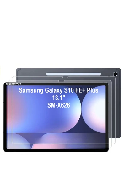 Samsung Galaxy Tab S10 Fe Plus 13.1 Inç Nano Kırılmaz Ekran Koruyucu Şeffaf Cam Tam Uyumlu Sm-x626 ürün görseli 1