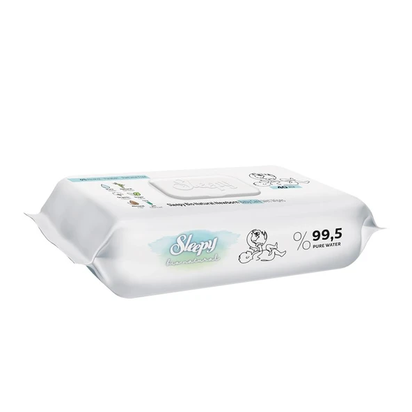 Sleepy Bio Natural Yenidoğan Islak Havlu 40'lı ürün görseli 1