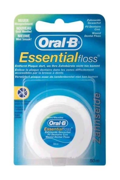 Oral-B Diş İpi Essential Floss Mint Waxed 50 m ürün görseli 1