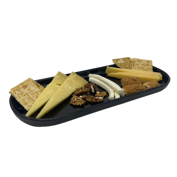 Kırılmaz Melamin Siyah Servis Tabak 13x32cm 2106 ürün görseli 1