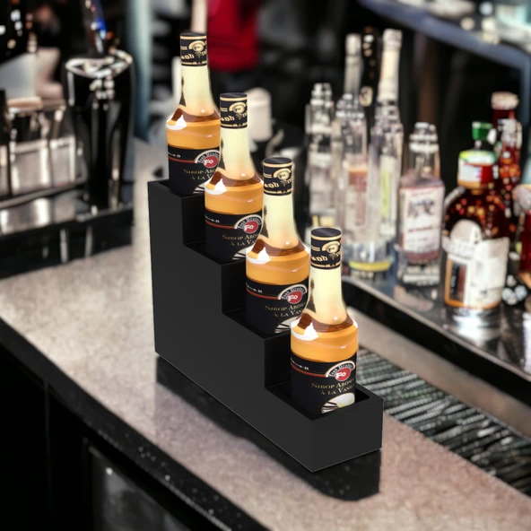 4 KATLI 4 BÖLMELİ ŞURUP MODEL 2 - SOS STANDI (CAFE, BAR VE RESTAURANT) ürün görseli 1
