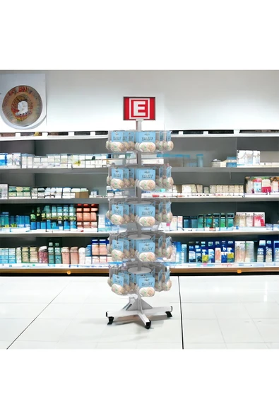 5 Katlı Kancalı Ayaklı Stand Model 1 Beyaz - Resim 5