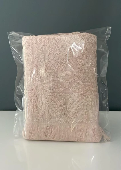 APRİCİTAS 50X90 PEMBE ÇİÇEKLİ HAVLU ürün görseli 1