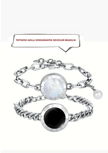 Mesafe Bilekliği - Akıllı Dokunmatik Sevgililer Bilekliği ürün görseli 1