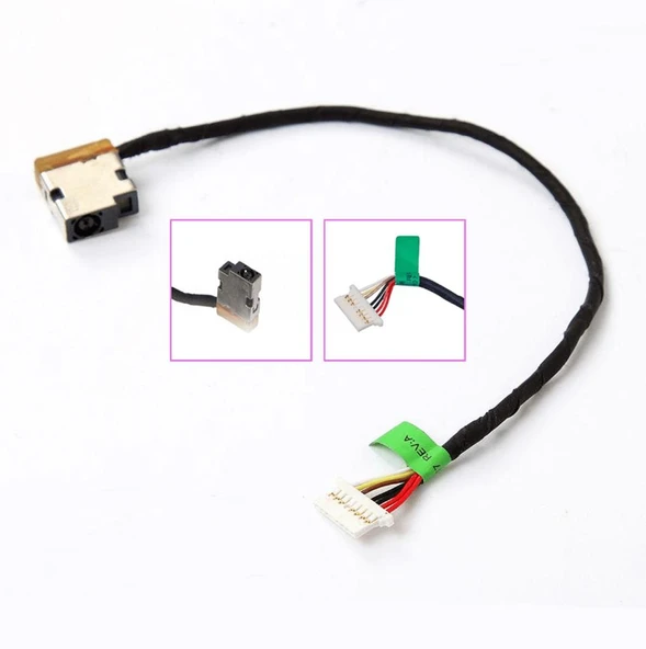 Hp uyumlu 15-Af108Nt (P0E92Ea) Notebook Dc Power Jack, Şarj Soketi Girişi (Kablolu) ürün görseli 1