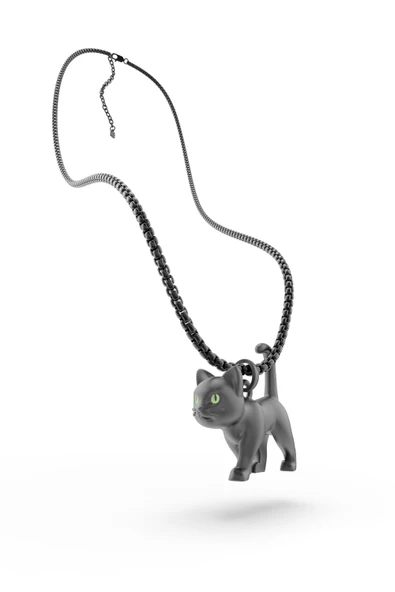 Metalmorphose Black Cat Kolye - Resim 3