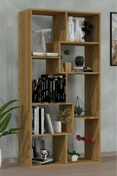 Zebra Dekoratif Kitaplık Çam - Resim 3