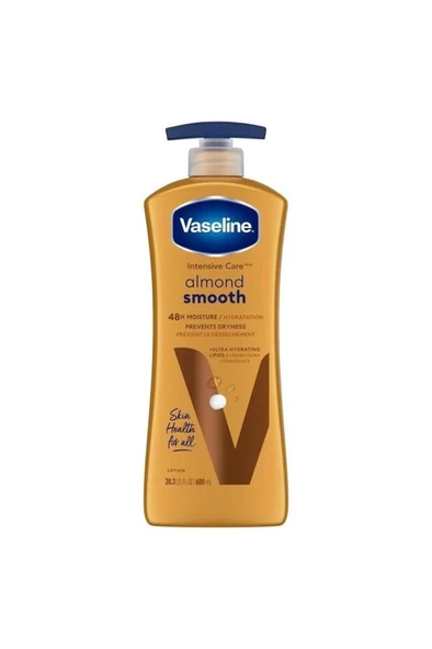 Vaseline Intensive Care Hand And Body Lotion Almond Smooth 600 ml ürün görseli 1